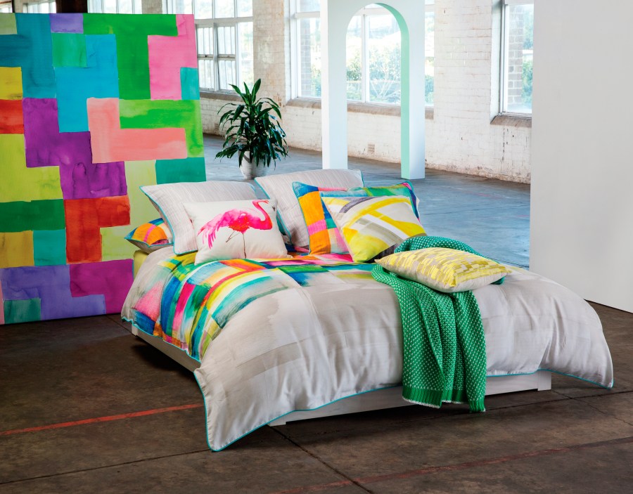 Funda nórdica y bouti colores - Villalba Interiorismo