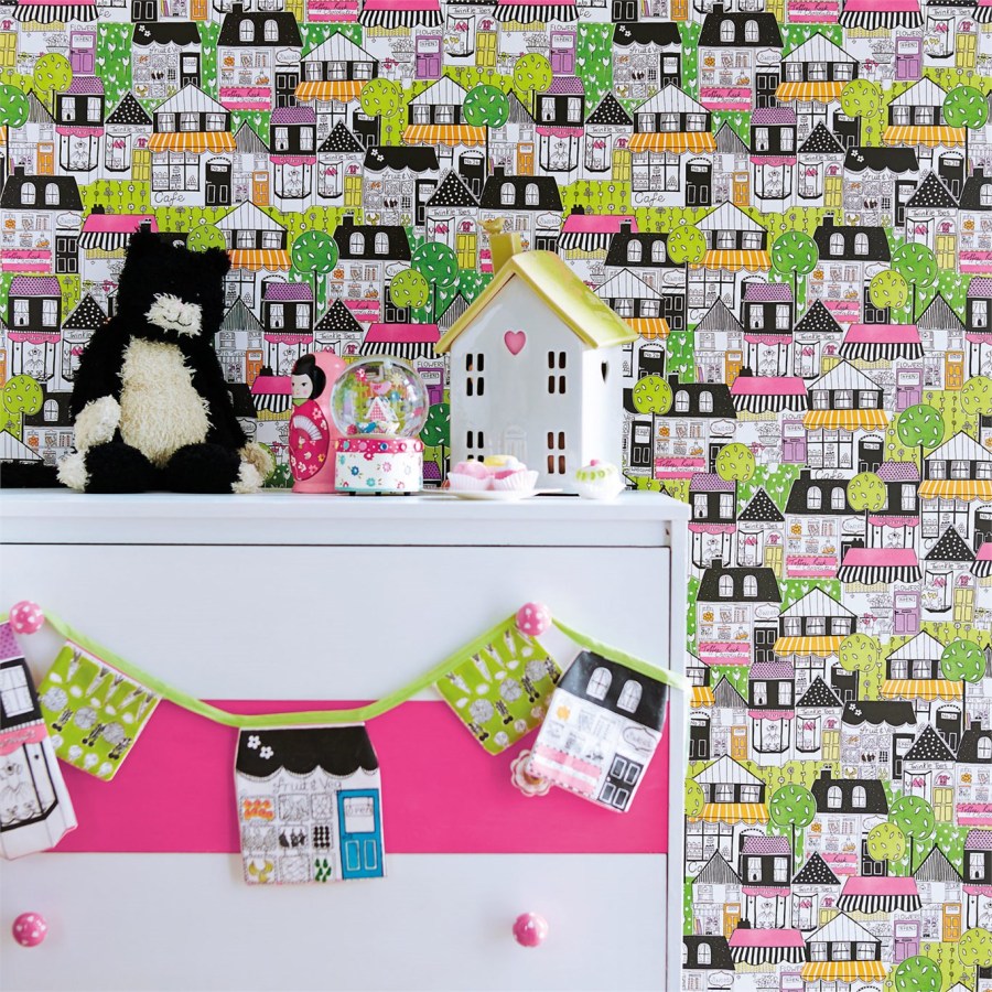 Papel pintado para niñas - Villalba Interiorismo