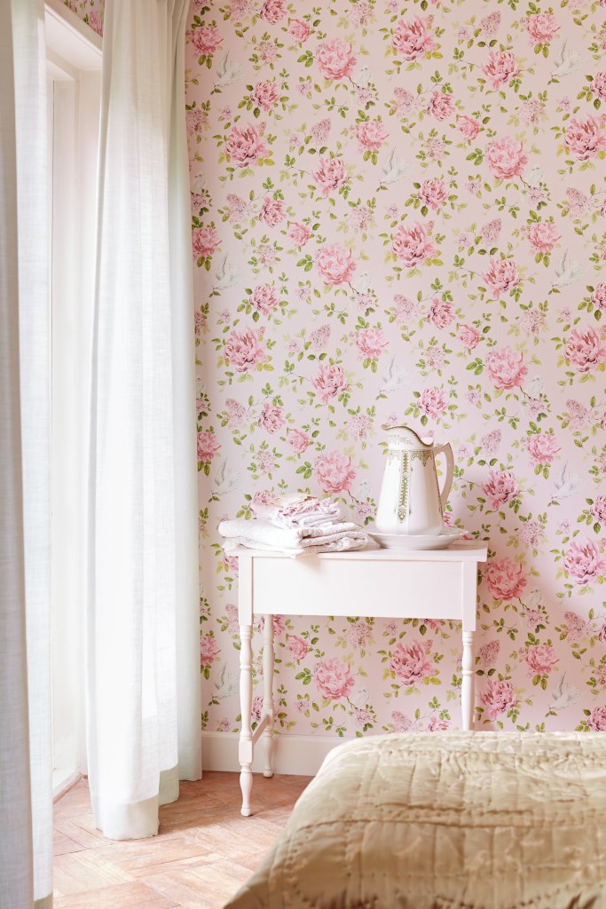 Papel pintado de flores Eijffinger - Villalba Interiorismo