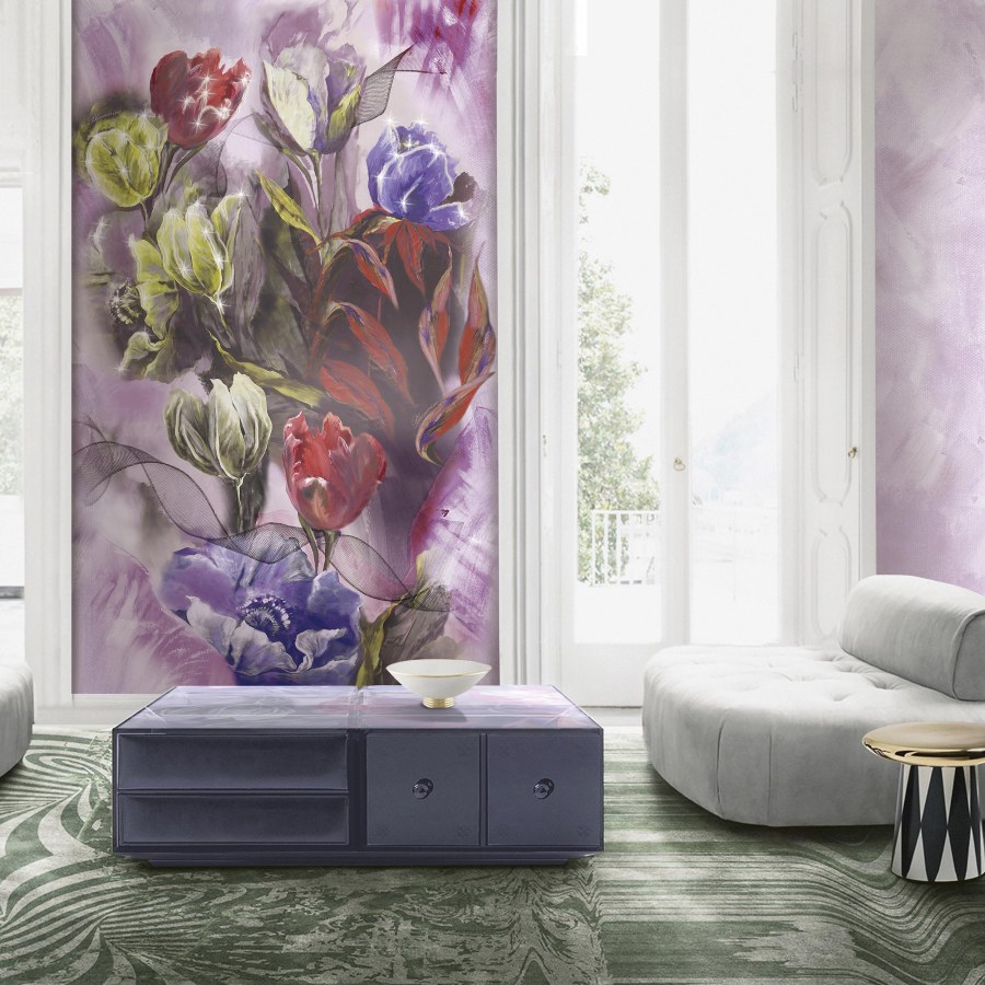 Mural Tulipani de Blumarine - Villalba Interiorismo