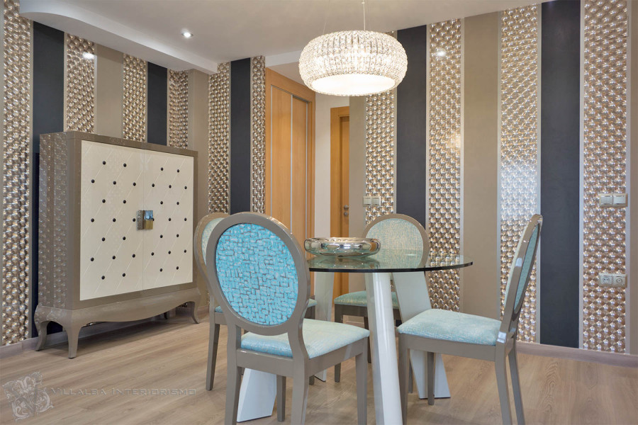 comedor-papel-pintado-en-3-d-villalba-interiorismo